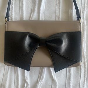 Kate spade leather bow crossbody